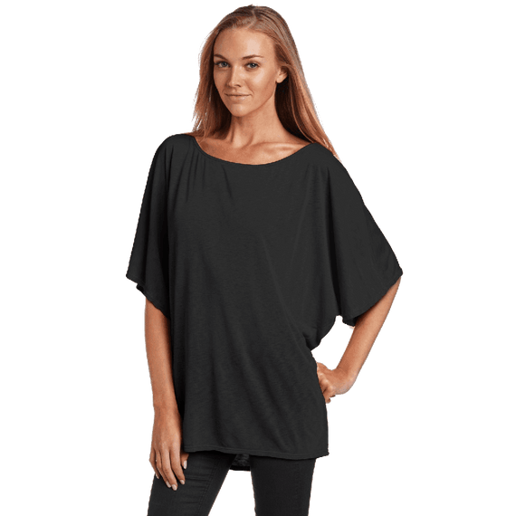 Michael Stars Women's Short Sleeve Off Shoulder Dolman Shirt